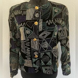 Velvet Vintage Blazer 80's-90's. Made in the U.S.A.